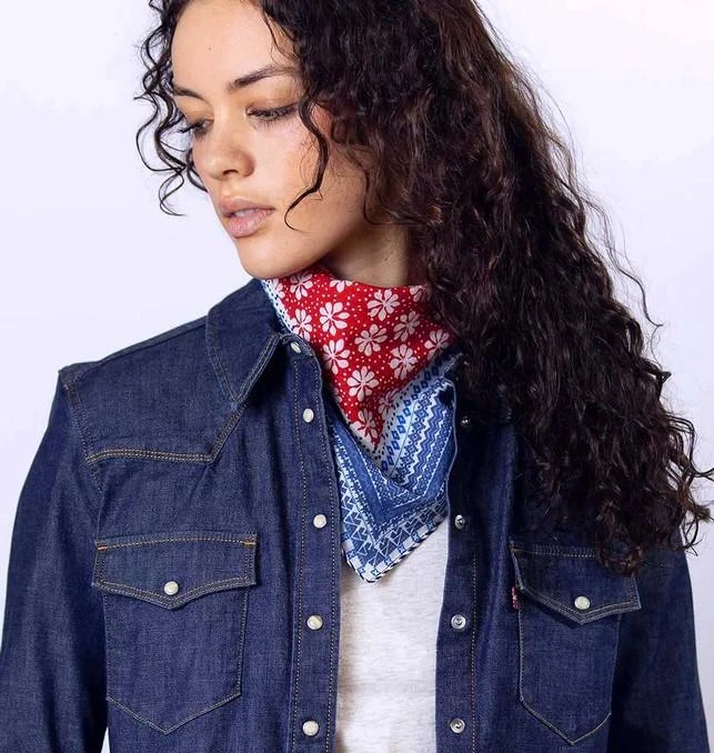 Women's Delaney Bandana Scarf 2 Women's Delaney Bandana Scarf - Image 2